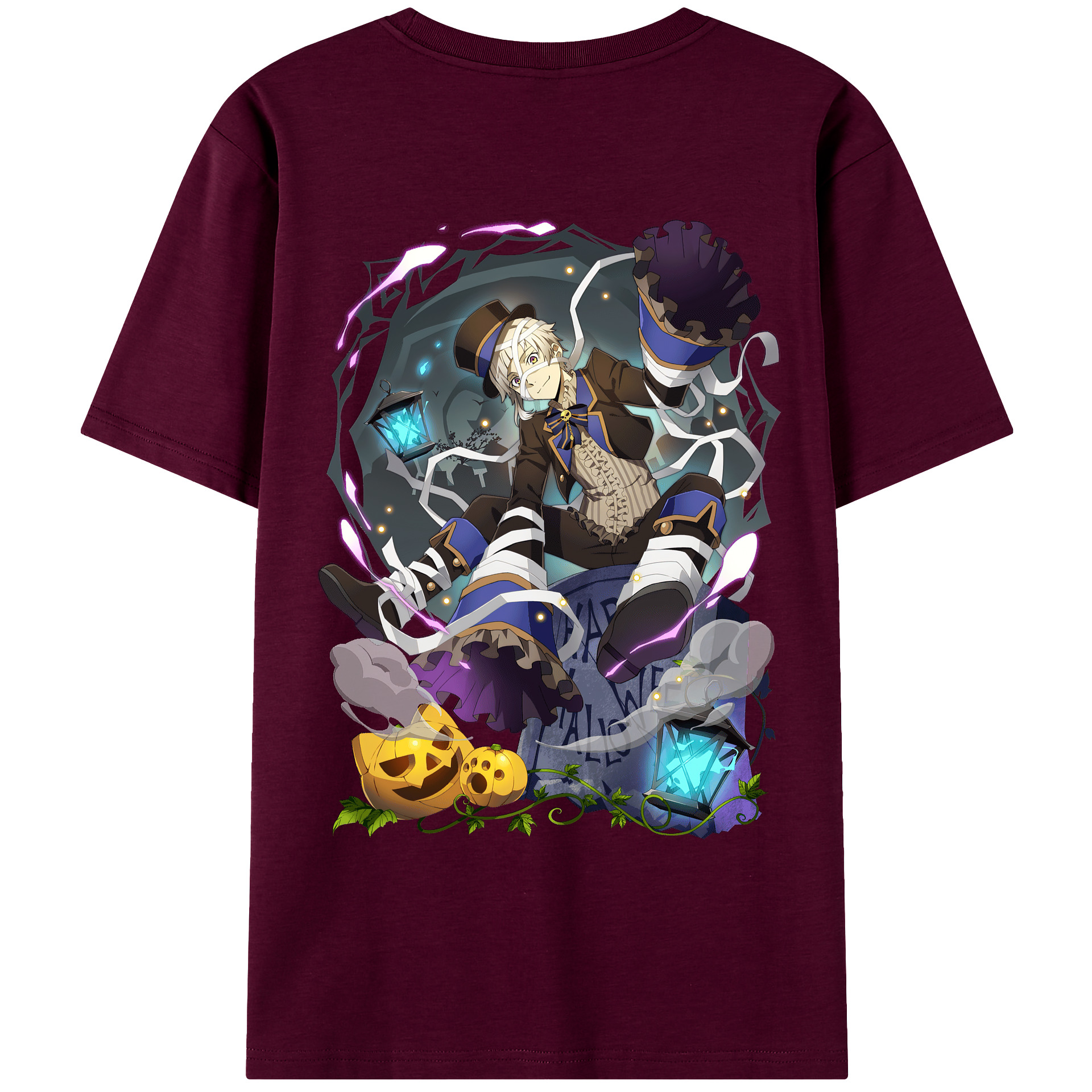 （画像用） 文豪ストレイドッグス Bungo Stray Dogs レディース半袖Tシャツ(バックプリント)
